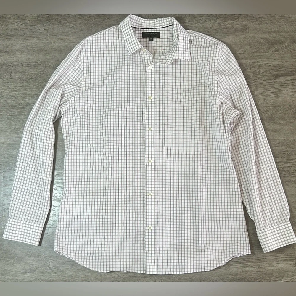 Banana Republic Men’s Shirt XL White/Red/Black
